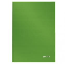 Notesbog Solid A5 Hardcover linjeret 80ark grn, 46670050, 6stk