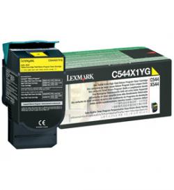 Tonerpatron Lexmark gul C544X1YG, original hj kapacitet 4000s