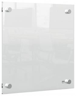 Mini whiteboard vgmonteret, transparent 300x300mm, Nobo 1915619