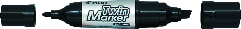 Marker Twin Marker Jumbo BG 4,0/7,0 sort, Pilot MFN-15FB-BG, 10stk