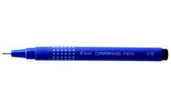 Filtpen m/htte Drawing Pen 0,3mm sort, Pilot SWN-DR-3,12stk