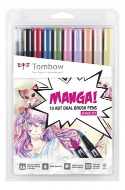 Marker ABT Dual Brush Manga Shojo (10), Tombow ABT-10C-MANGA2