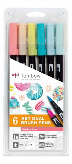 Marker ABT Dual Brush Candy st, Tombow ABT-6P-4
