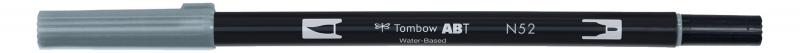 Marker ABT Dual Brush N52 cool gray 8, Tombow ABT-N52, 6stk