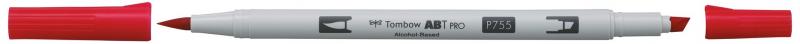Marker ABT PRO Dual Brush 755 rubine red, Tombow ABTP-755, 6stk
