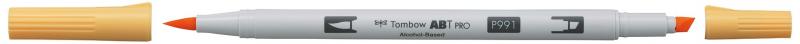 Marker ABT PRO Dual Brush 991 light ochre, Tombow ABTP-991, 6stk