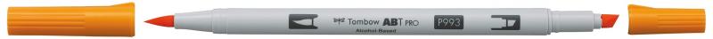 Marker ABT PRO Dual Brush 993 chrome orange, Tombow ABTP-993, 6stk
