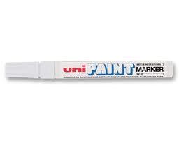 Uni PX-20-52 paintmarker medium 2,2-2,8mm, Hvid (12stk), 40151152