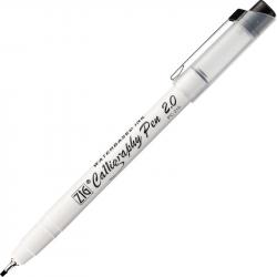 Kalligrafi Pen 2.0 sort, ZIG PC-210/010, 12stk