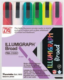 Illumigraph 6mm 6/St, ZIG PMA-510/V6